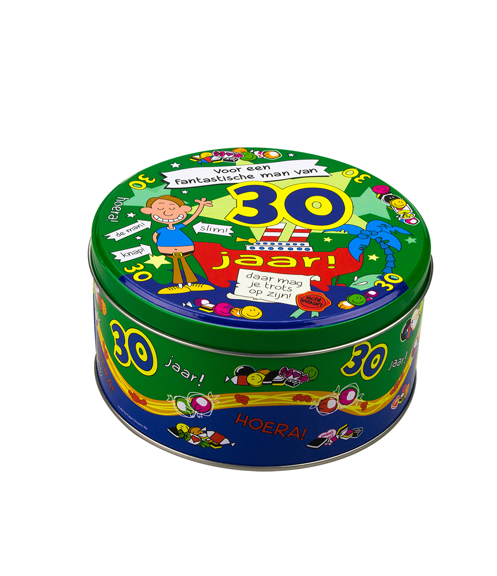 Snoeptrommel 30 jaar man