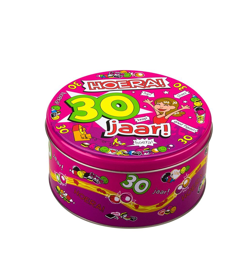 Snoeptrommel 30 jaar vrouw