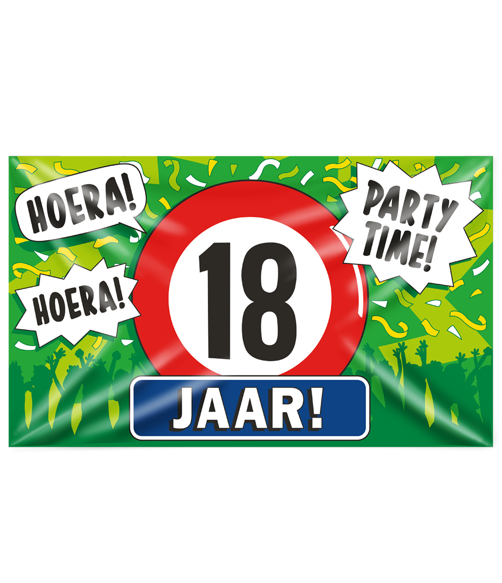 Gevelvlag 18 jaar XXL