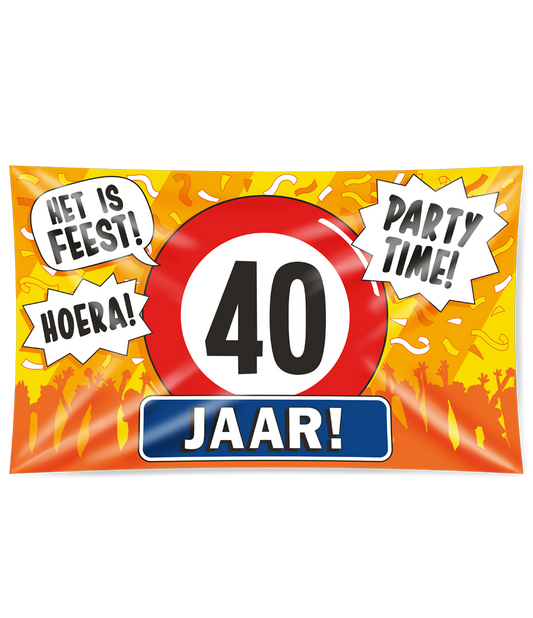 Gevelvlag 40 jaar XXL