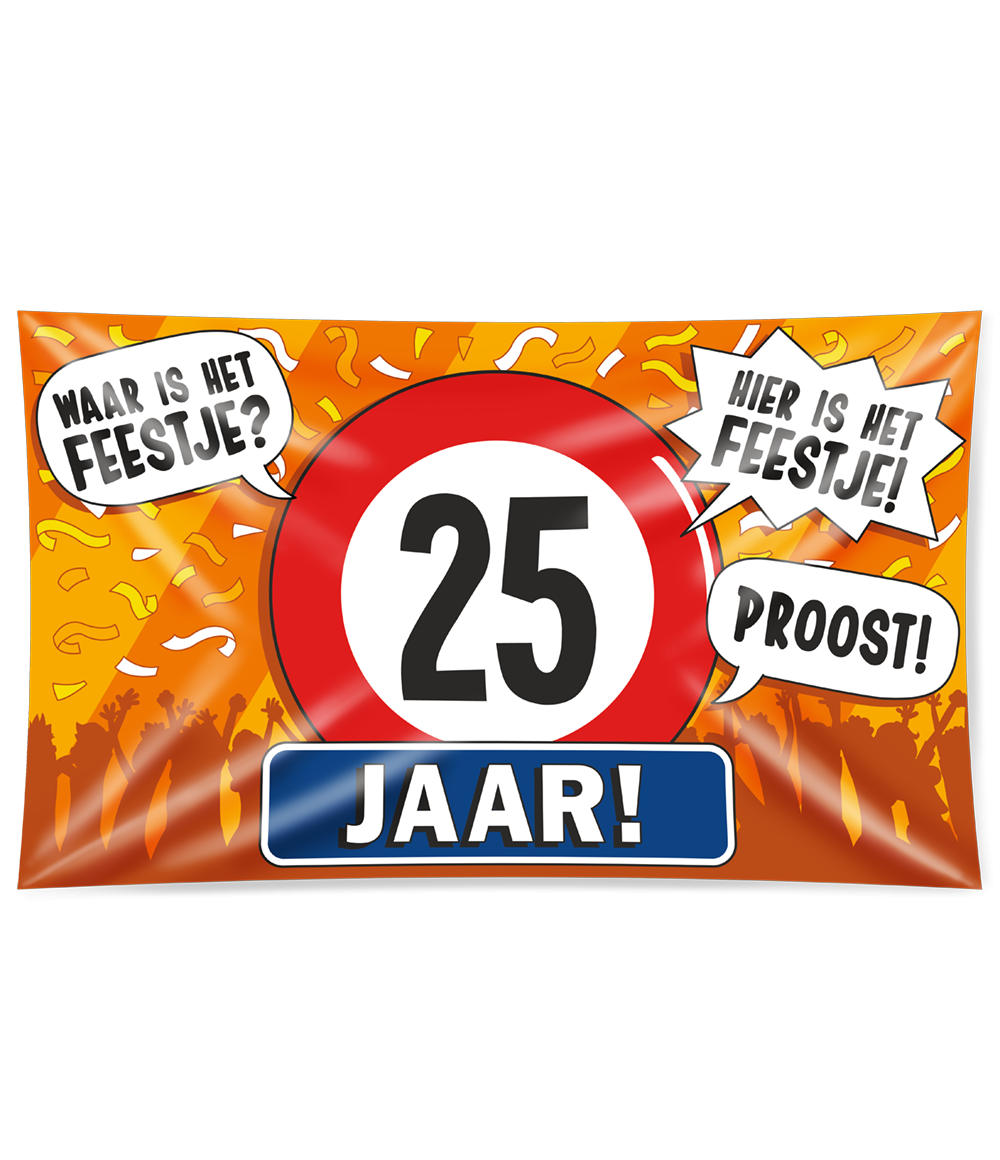Gevelvlag 25 jaar XXL