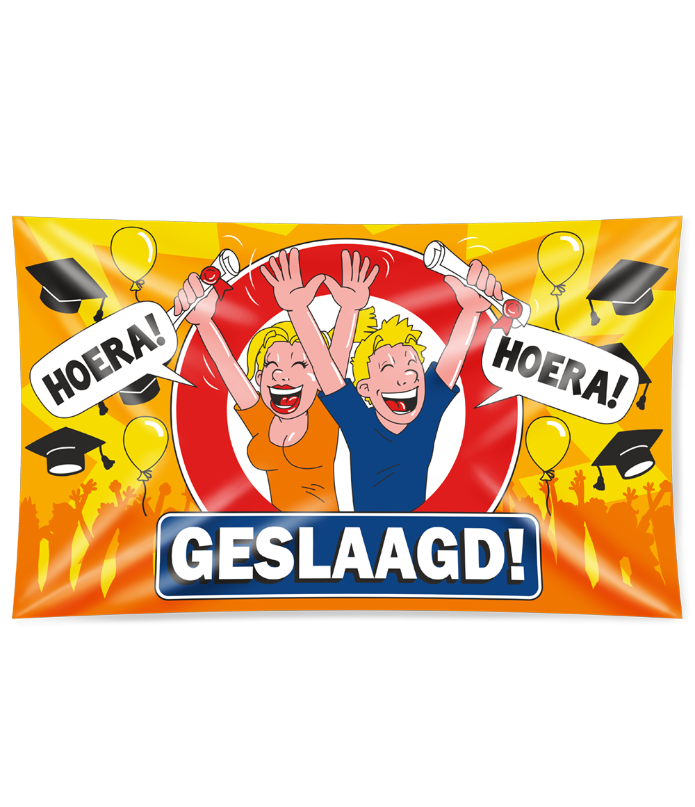 Gevelvlag Geslaagd XXL