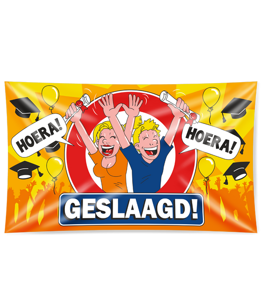Gevelvlag Geslaagd XXL