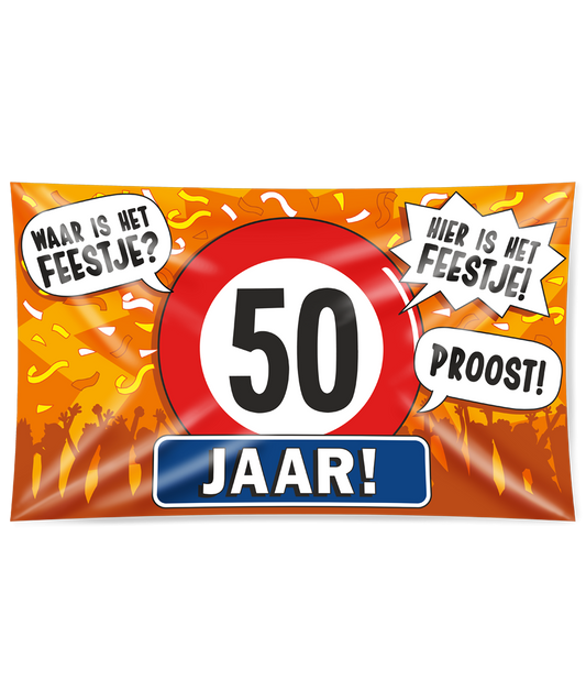 Gevelvlag 50 jaar XXL