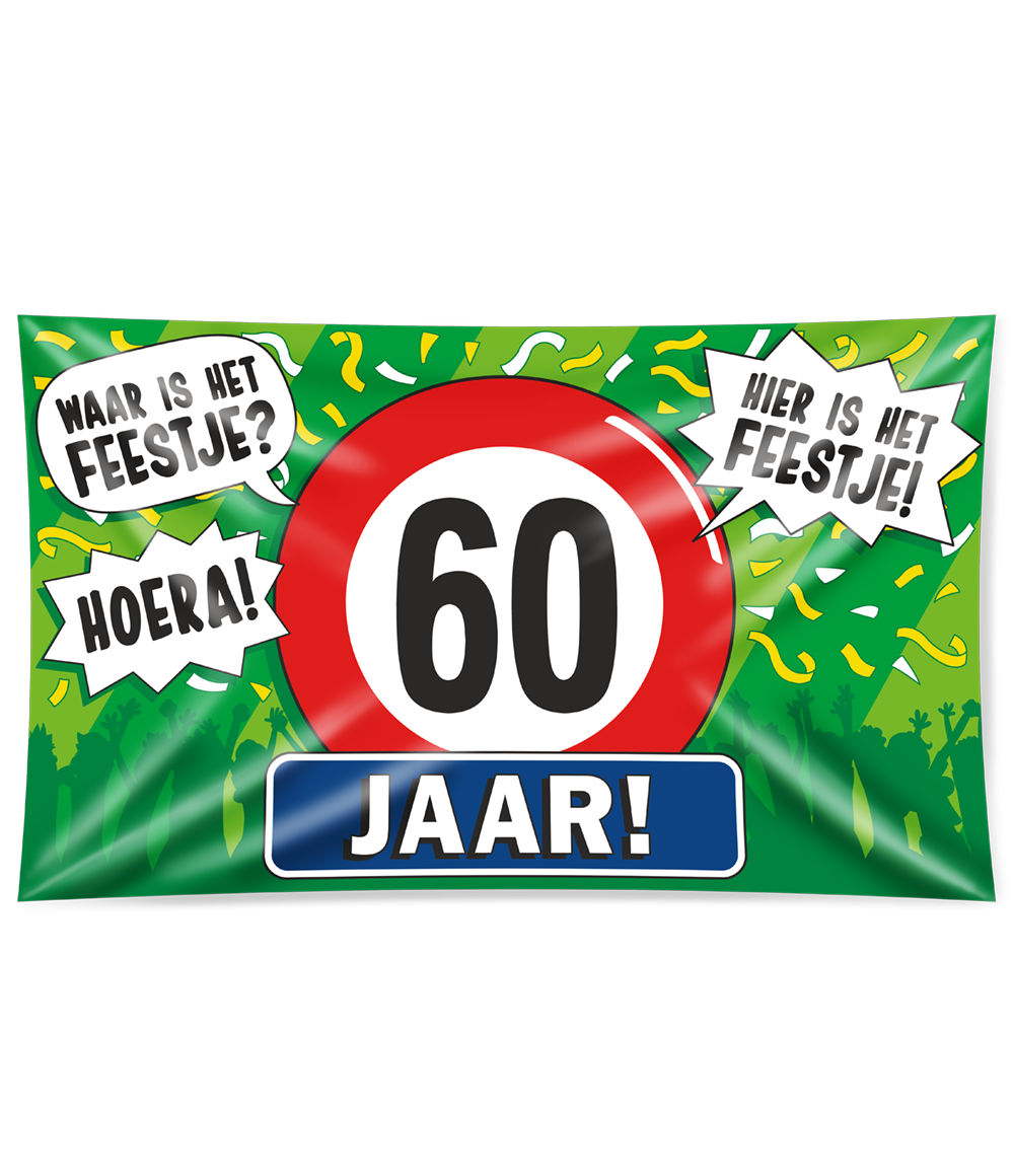 Gevelvlag 60 jaar XXL