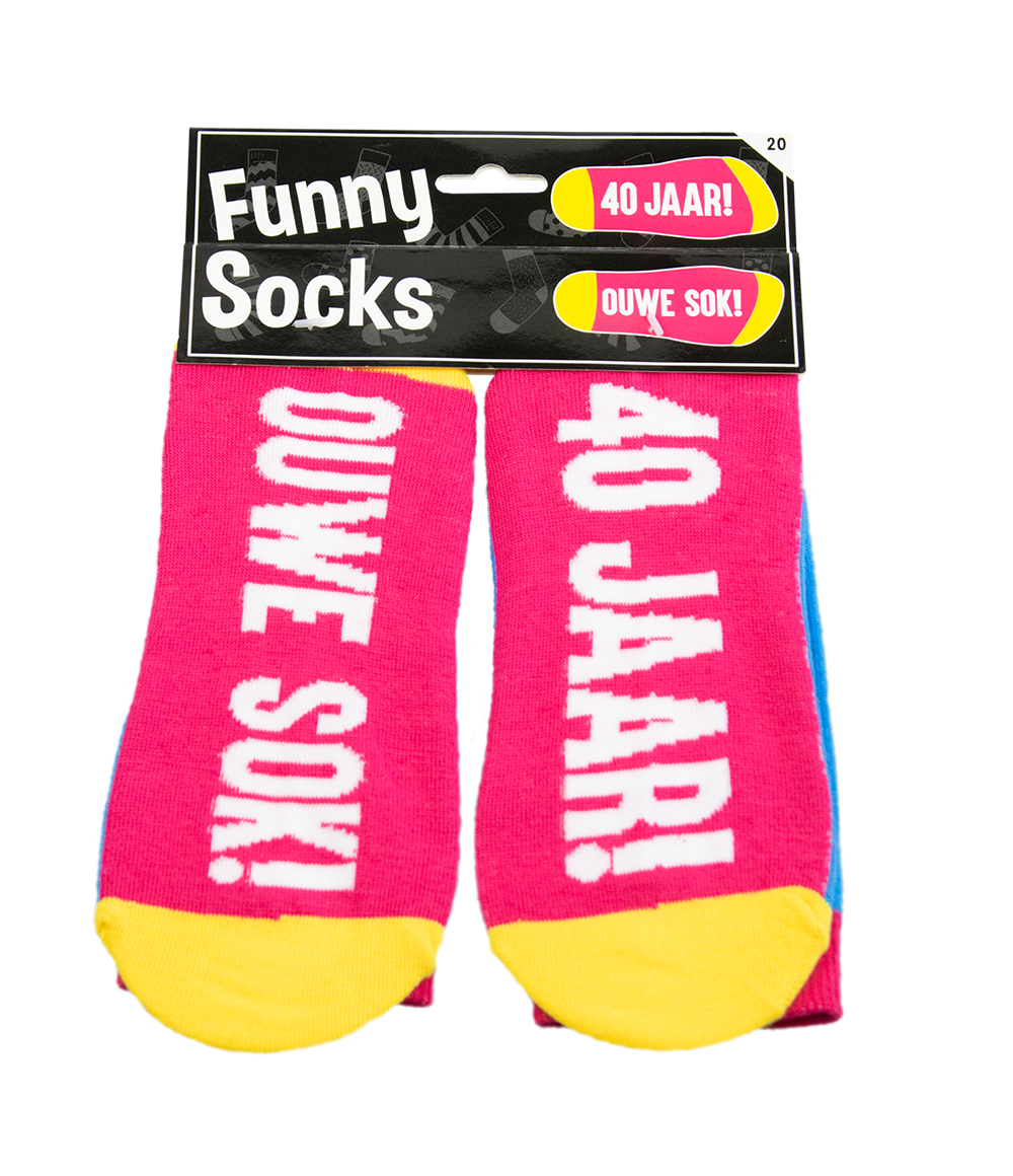 Funny Socks 40 jaar