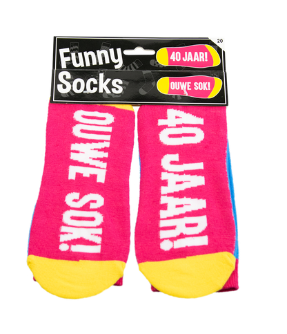 Funny Socks 40 jaar