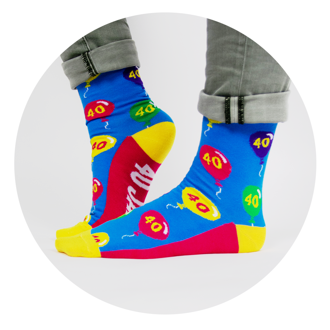 Funny Socks 40 jaar