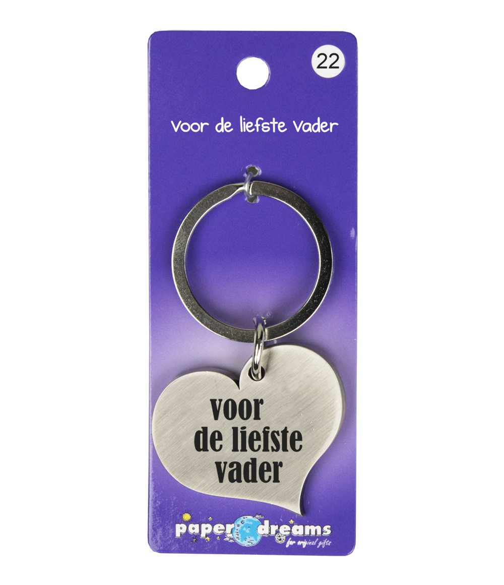 Hart sleutelhanger Vader