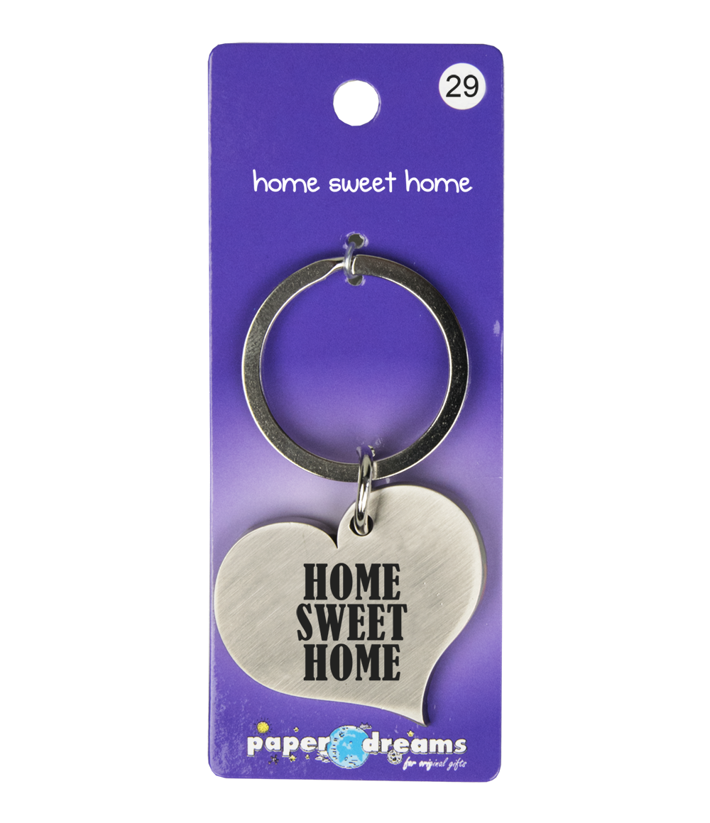Hart sleutelhanger Home Sweet Home