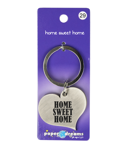 Hart sleutelhanger Home Sweet Home