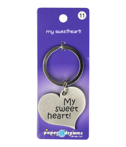 Hart sleutelhanger My Sweet heart
