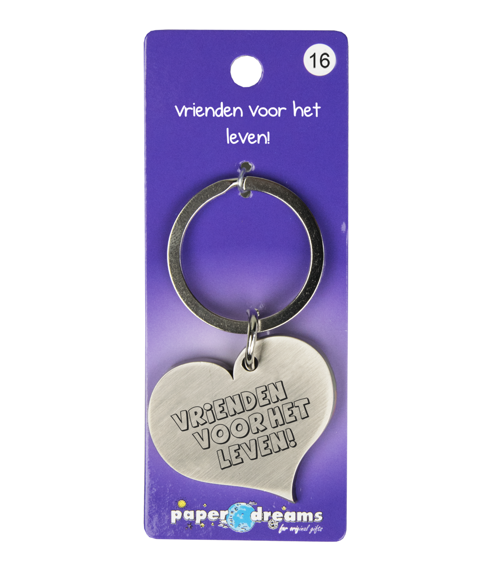 Hart sleutelhanger Vrienden