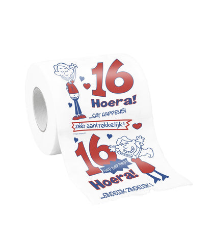 Toiletpapier 16 jaar