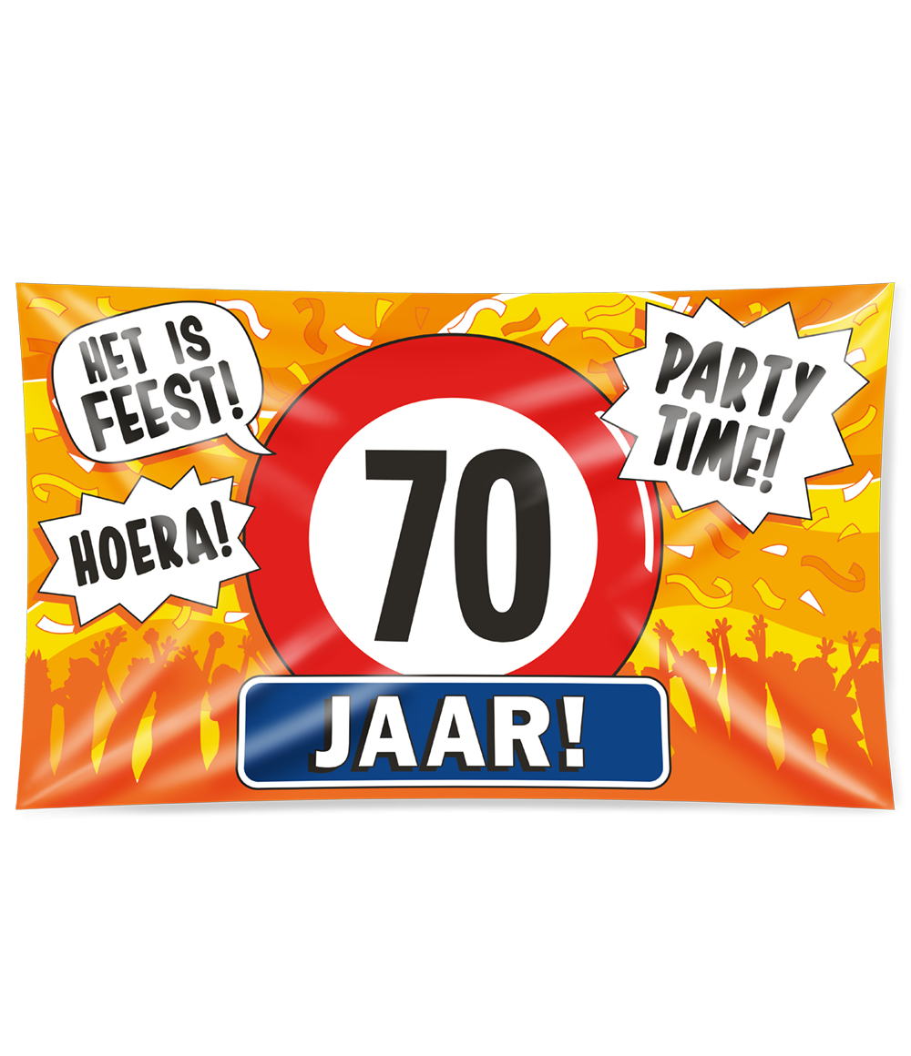 Gevelvlag 70 jaar XXL
