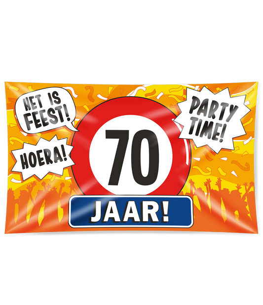 Gevelvlag 70 jaar XXL