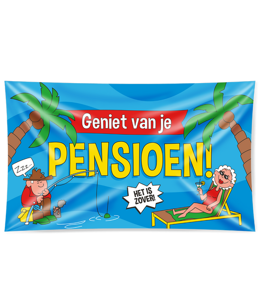 Gevelvlag Pensioen XXL Cartoon