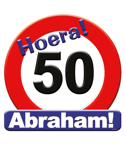 Huldeschild Abraham Verkeersbord