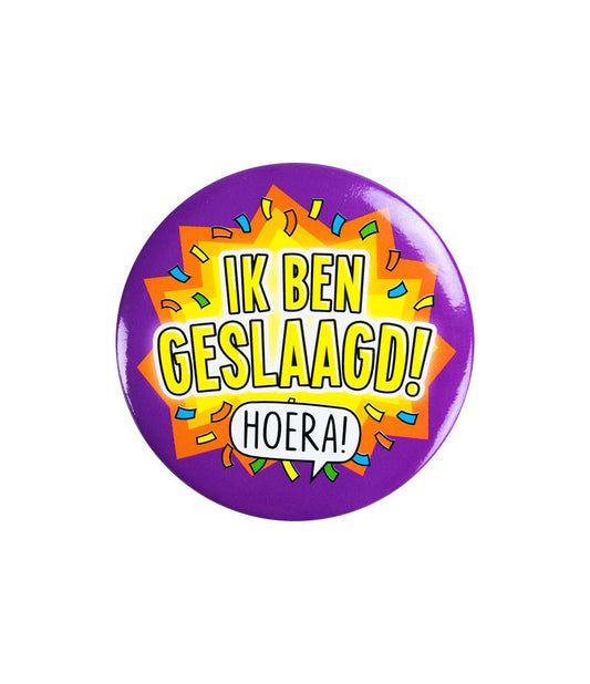 Button Geslaagd