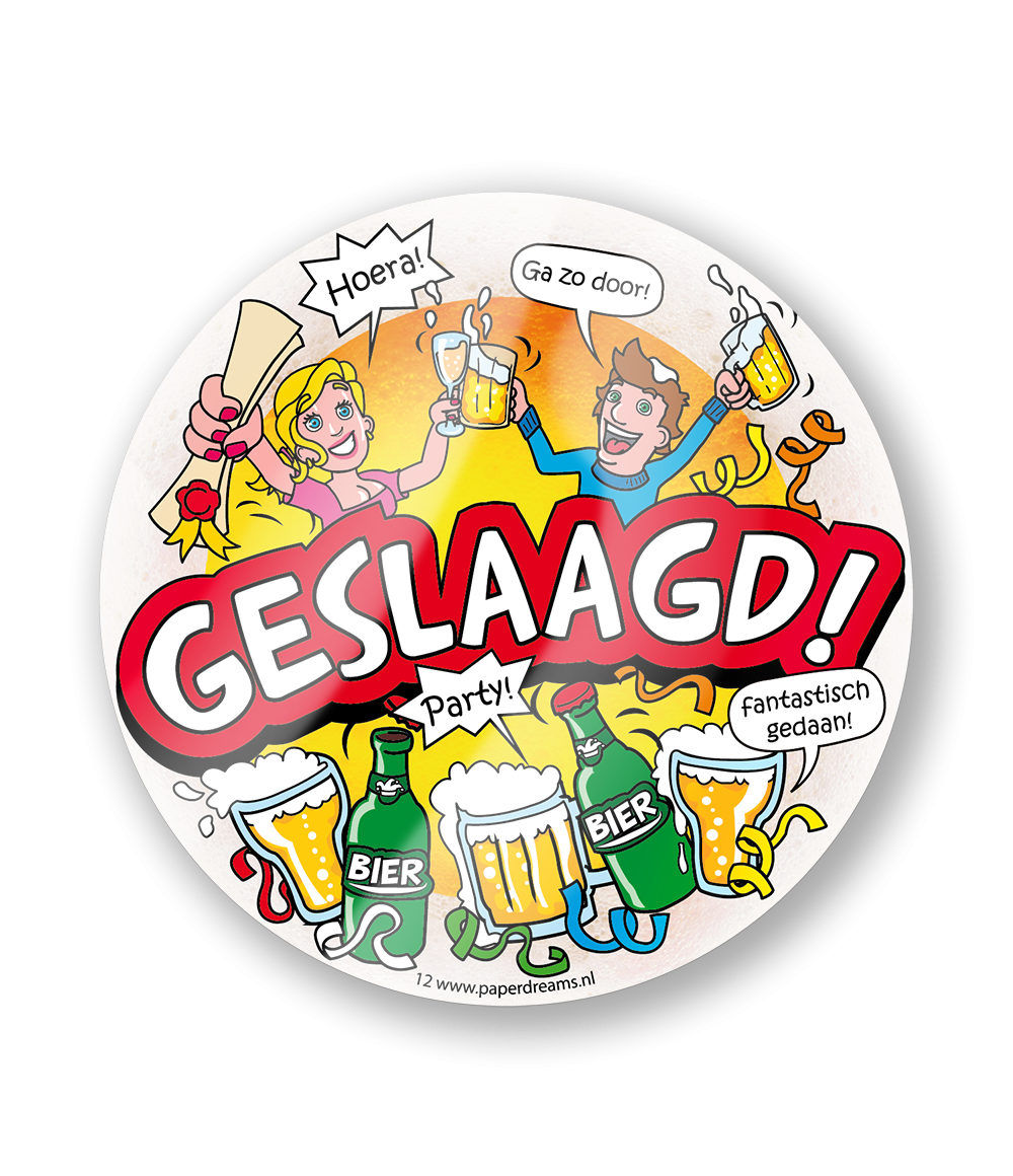 Bierviltjes Geslaagd