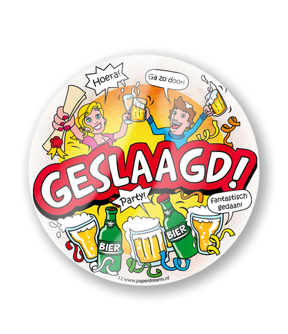 Bierviltjes Geslaagd
