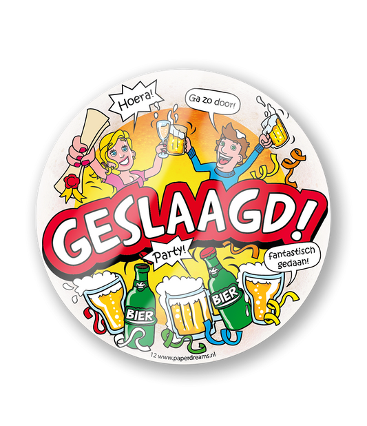 Bierviltjes Geslaagd