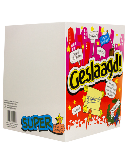 Wenskaart Geslaagd Cartoon