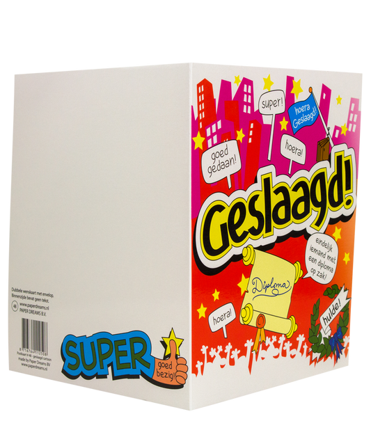 Wenskaart Geslaagd Cartoon