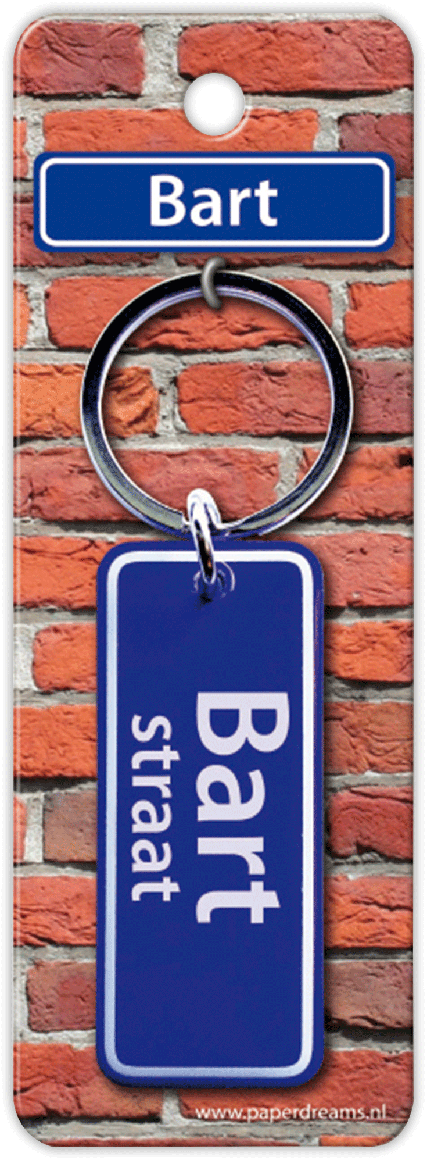 Bart Straat sleutelhanger