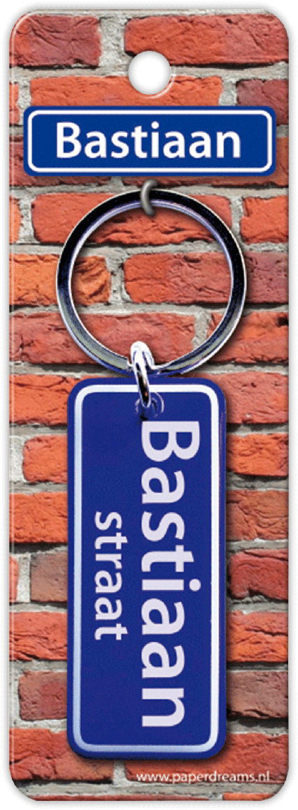 Bastiaan Straat sleutelhanger