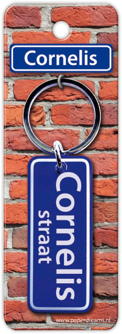 Cornelis Straat sleutelhanger