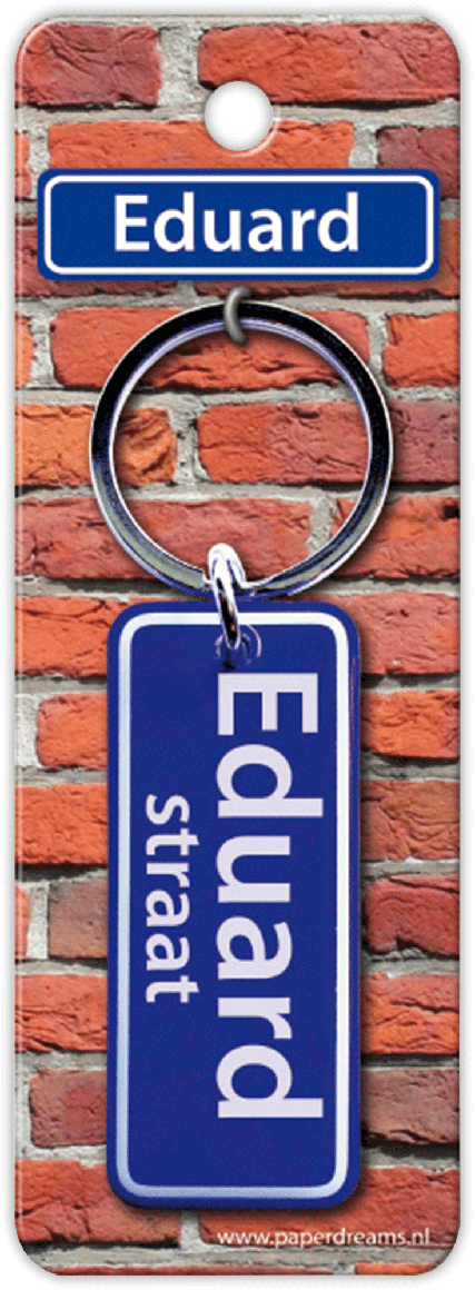 Eduard Straat sleutelhanger