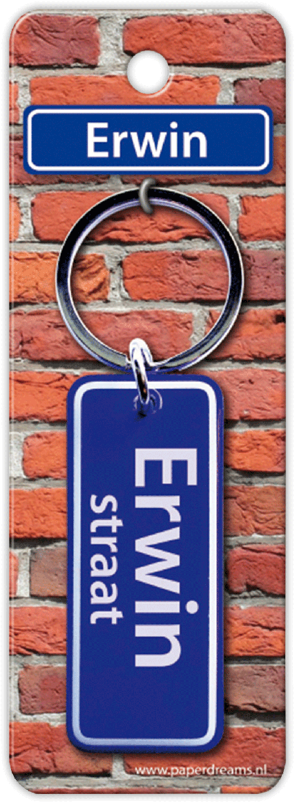 Erwin Straat sleutelhanger