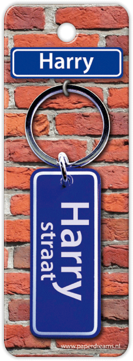 Harry Straat sleutelhanger