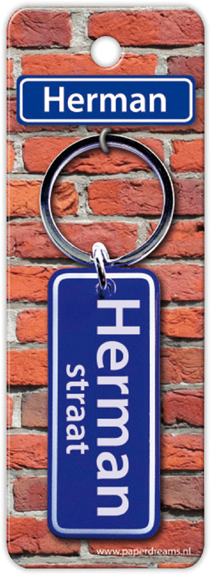 Herman Straat sleutelhanger