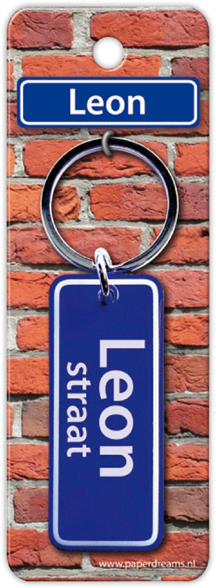 Leon Straat sleutelhanger