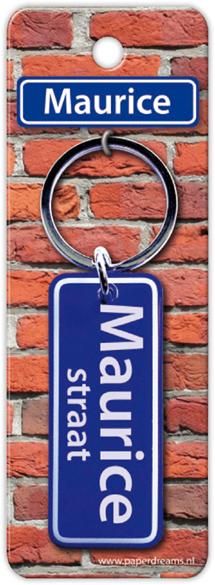 Maurice Straat sleutelhanger