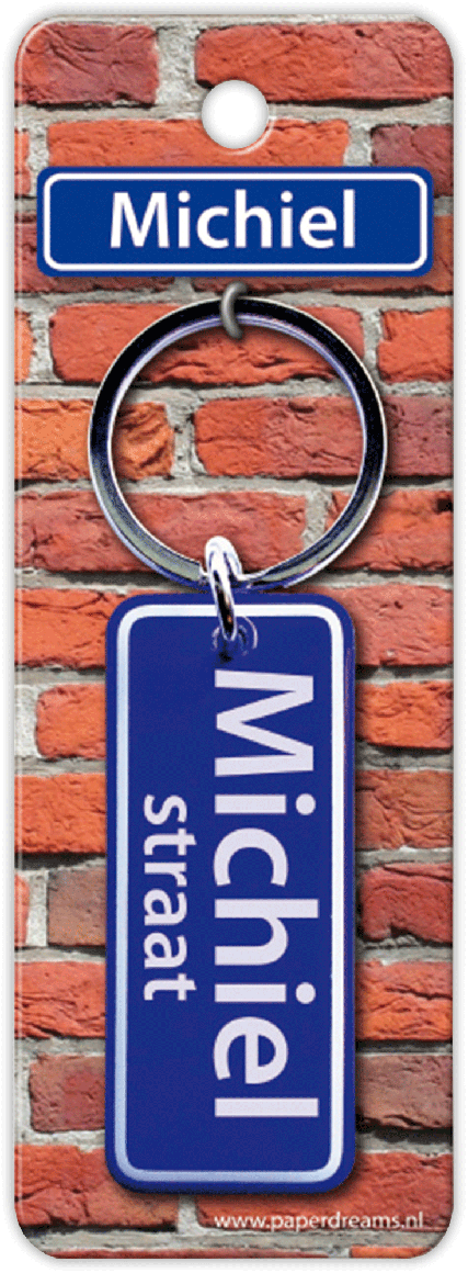 Michiel Straat sleutelhanger