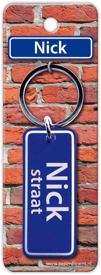 Nick Straat sleutelhanger