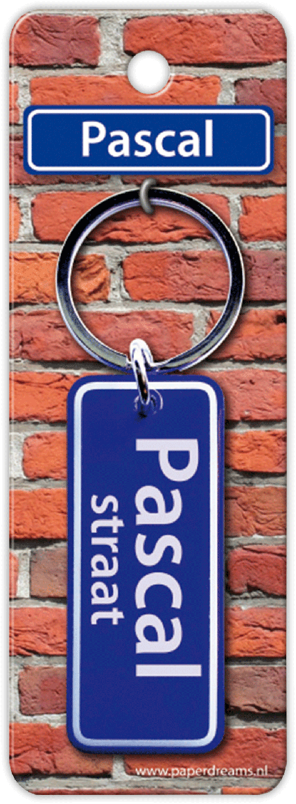 Pascal Straat sleutelhanger