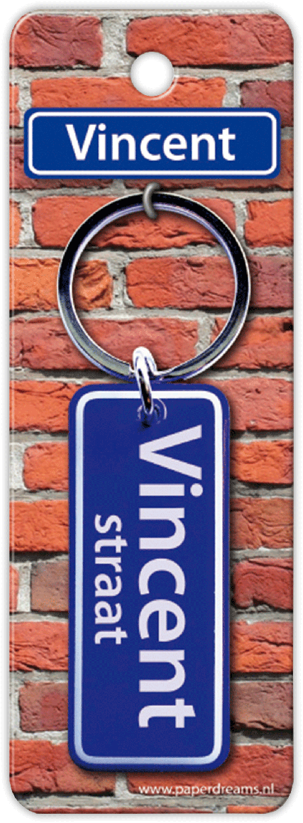 Vincent Straat sleutelhanger