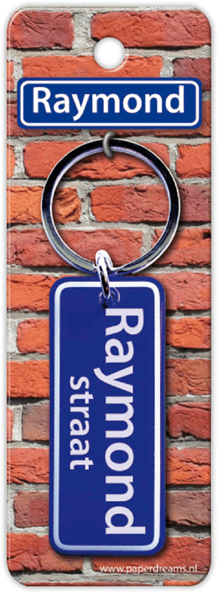 Raymond Straat sleutelhanger