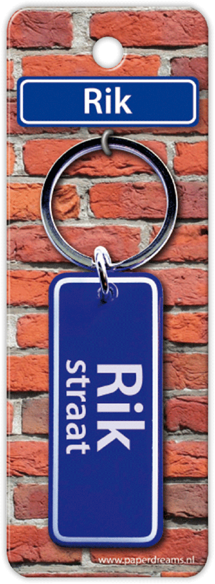 Rik Straat sleutelhanger