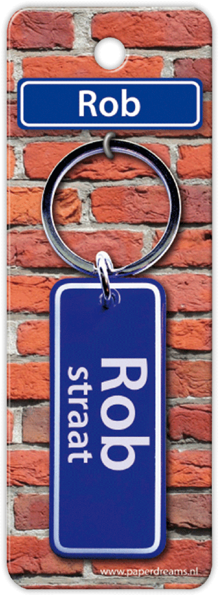 Rob Straat sleutelhanger