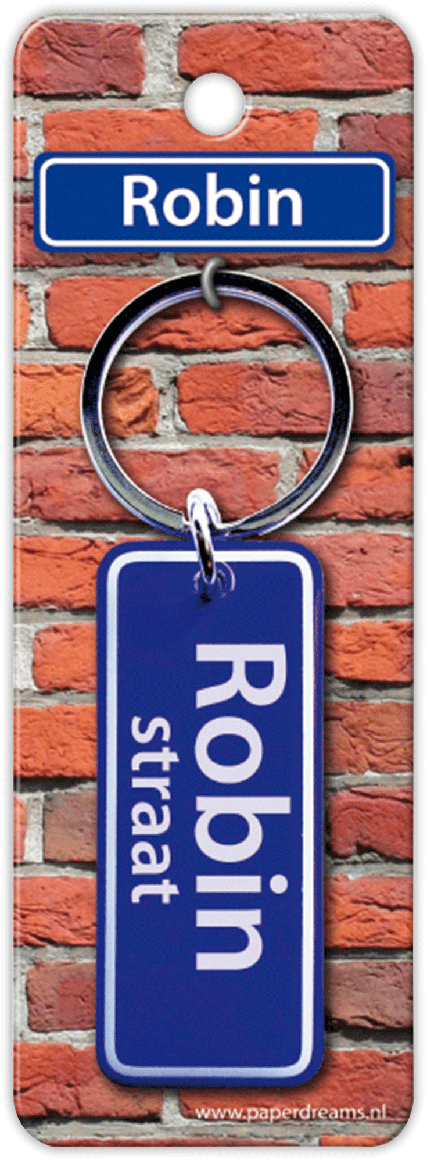 Robin Straat sleutelhanger