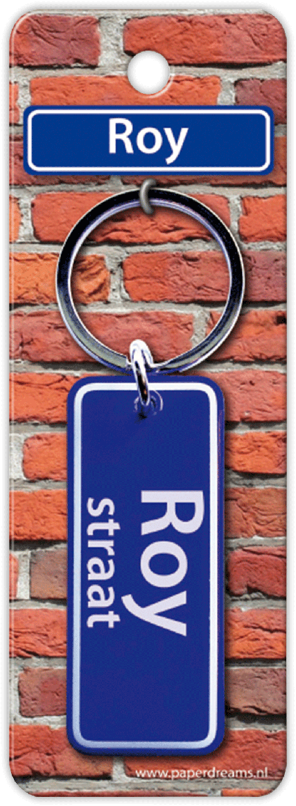 Roy Straat sleutelhanger