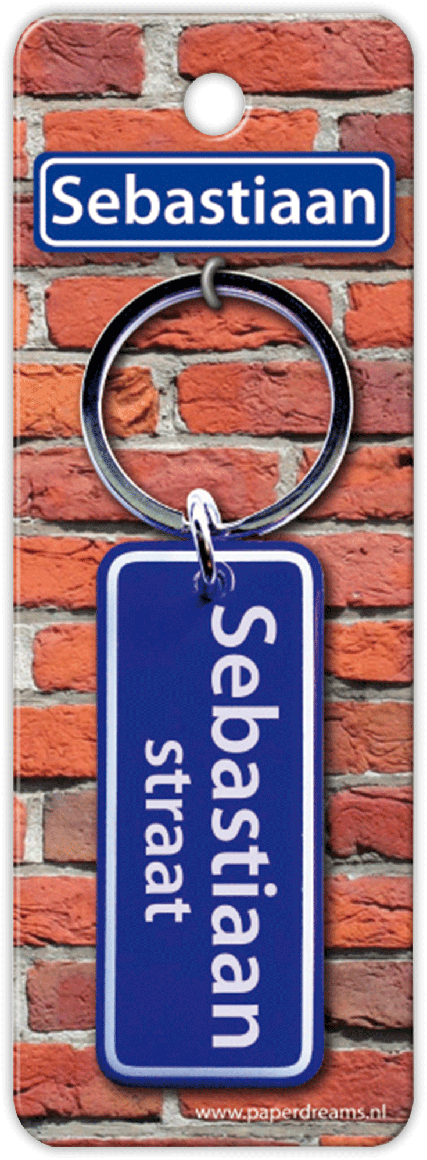 Sebastiaan Straat sleutelhanger