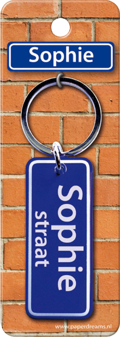 Sophie Straat sleutelhanger