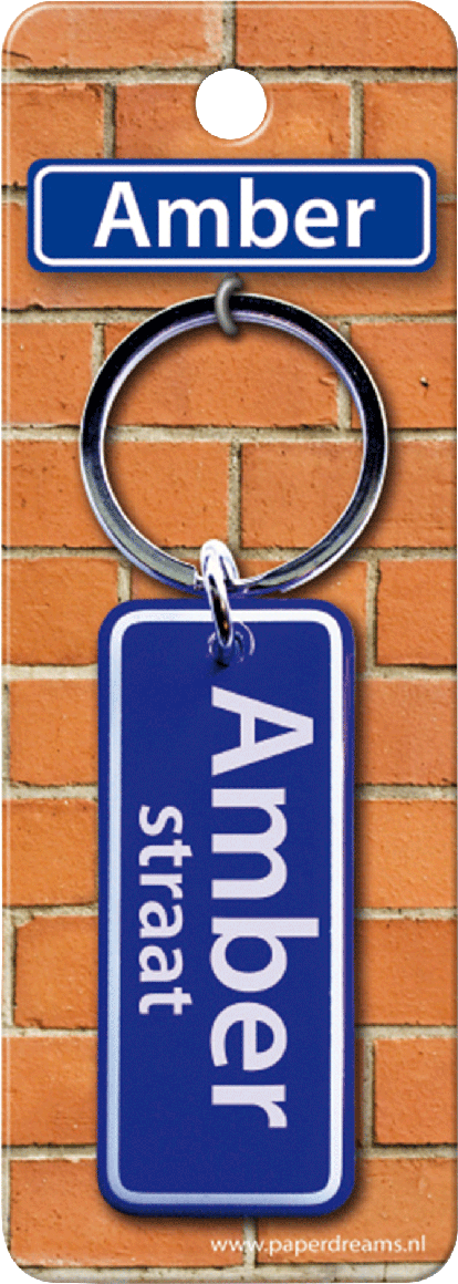 Amber Straat sleutelhanger