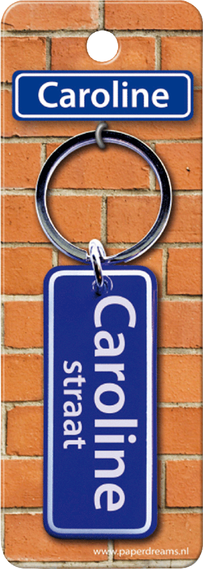 Caroline Straat sleutelhanger
